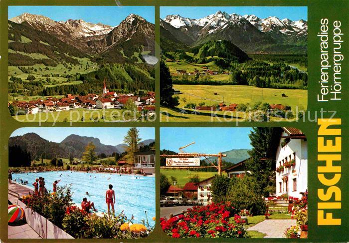 Fischen Allgaeu Schwimmbad Panorama