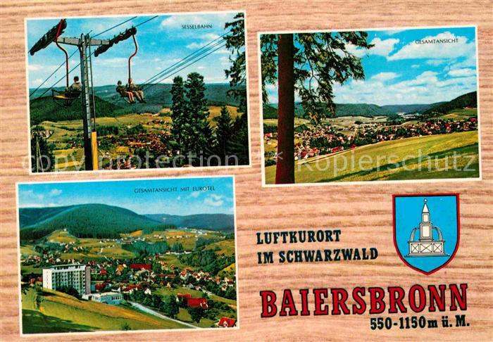 Baiersbronn Schwarzwald Eurotel Sesselbahn