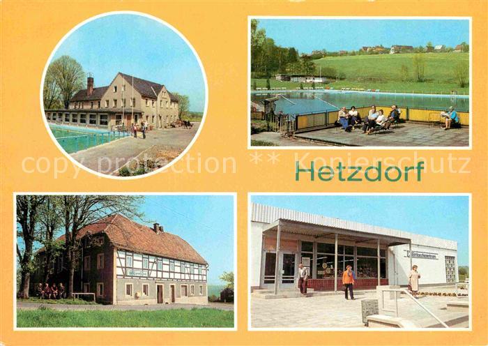 Hetzdorf Bockelwitz Bettbelegungsheim Navra Gasthaus Waldblick Freibad
