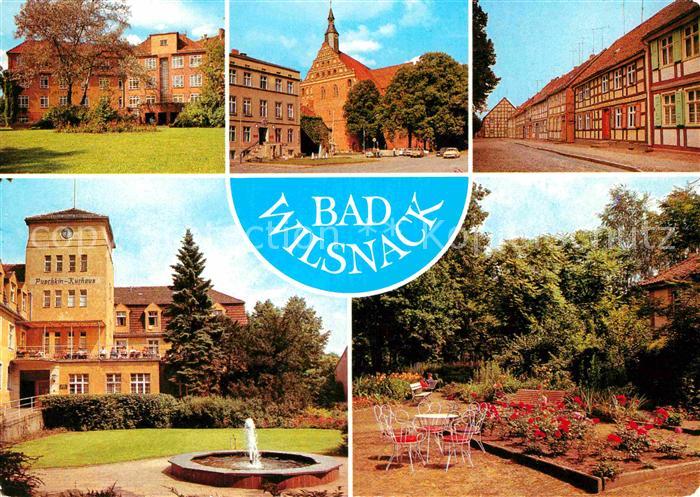 Bad Wilsnack Goethehaus Karl Marx Platz Lindenstrasse Puschkin Kurhaus Kurpark