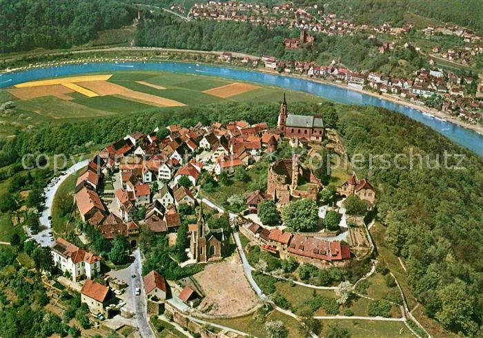 Dilsberg Neckarsteinach Fliegeraufnahme