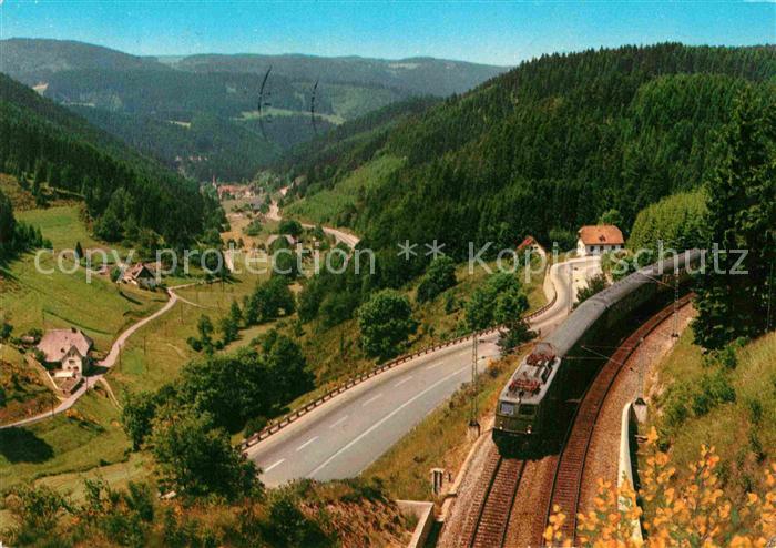 Triberg Schwarzwald Nussbachtal Schwarzwaldbahn