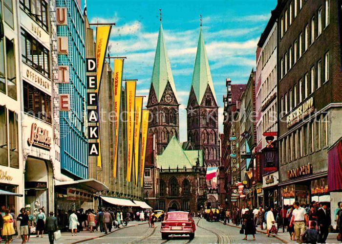 BREMEN  CITY Obernstrasse Dom