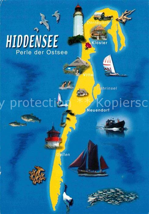 Insel Hiddensee Leuchtturm Kloster