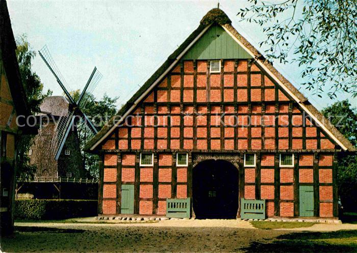 Cloppenburg Niederdeutsches Hallenhaus Kappernwindmuehle