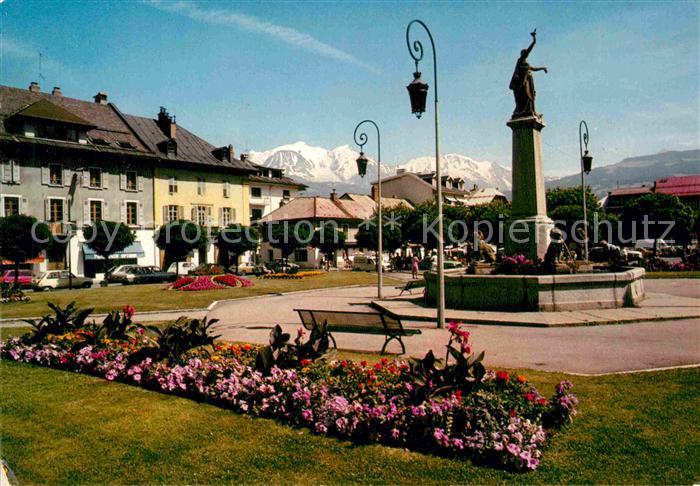 Sallanches La place Charles Albert