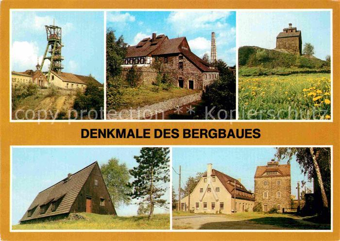 Freiberg Sachsen Foerderturm der Reichen Zeche Kessel- und Treibhaus Bergschmied
