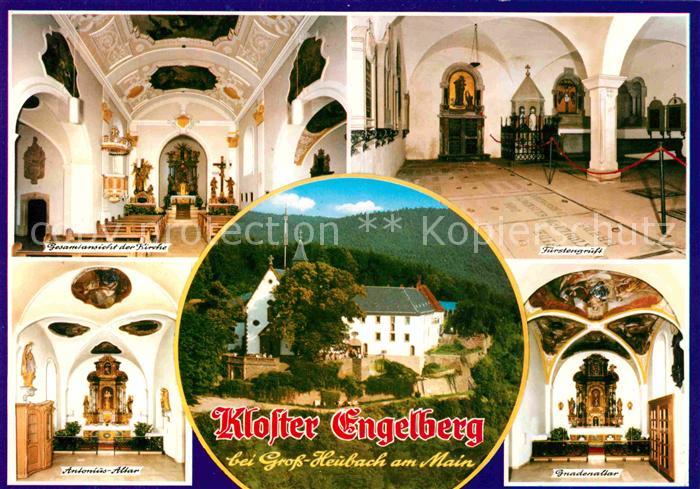 Grossheubach Kloster Engelberg Kirche Altar Gnadenaltar Fuerstengruft