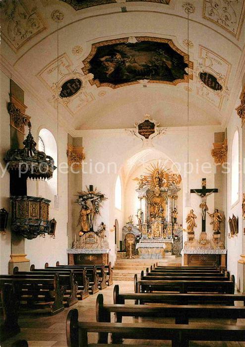 Grossheubach Kloster Engelberg Wallfahtskirche Inneres