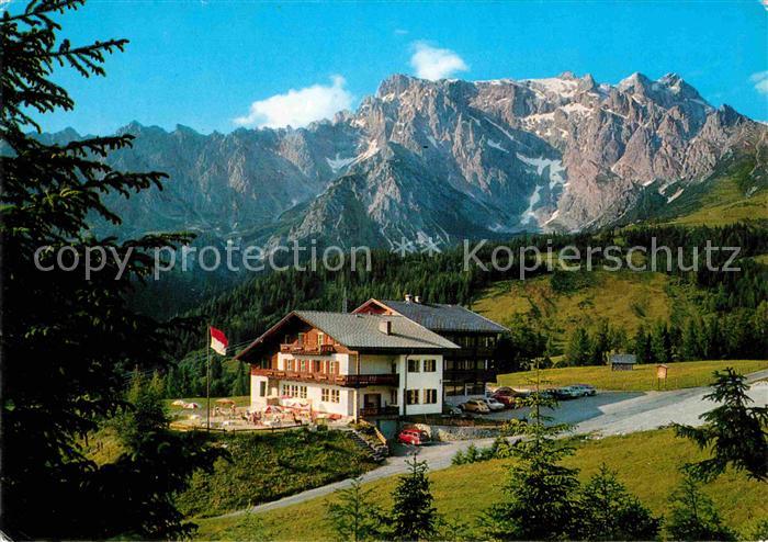 Dienten Hochkoenig Alpengasthof uebergossene Alm