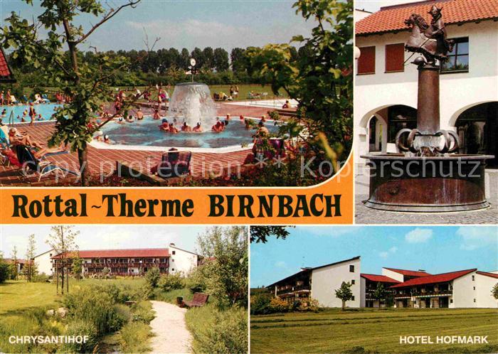 Birnbach Rottal Rottal Therme Chrysantihof Hotel Hofmark Brunnen