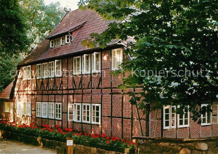 Wilsede Lueneburger Heide Gasthof Zum Heidemuseum