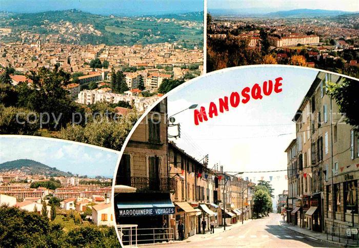 Manosque Panorama Strasse