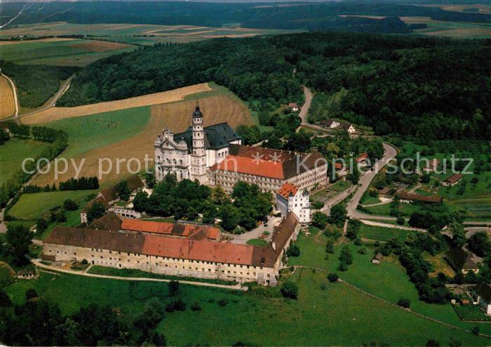Neresheim Fliegeraufnahme Abteikirche
