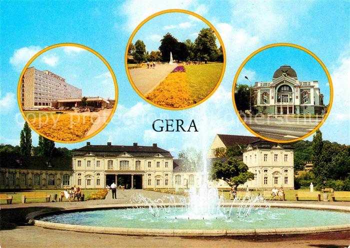 Gera Park Opfer des Faschismus Interhotel Gera Theater