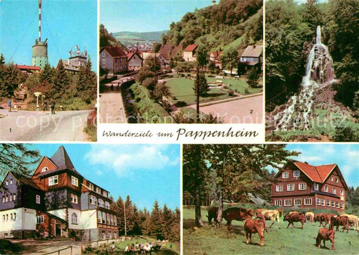 Pappenheim Thueringen Grosser Inselberg Platz des DSF Trusetaler Wasserfall Spie