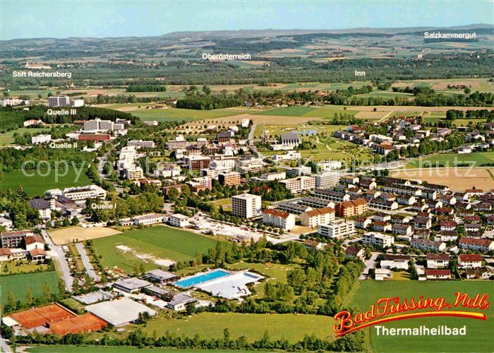 Bad Fuessing Fliegeraufnahme Thermalbad
