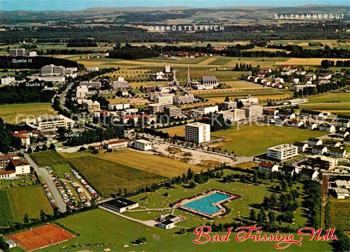 Bad Fuessing Fliegeraufnahme Schwefeltherme