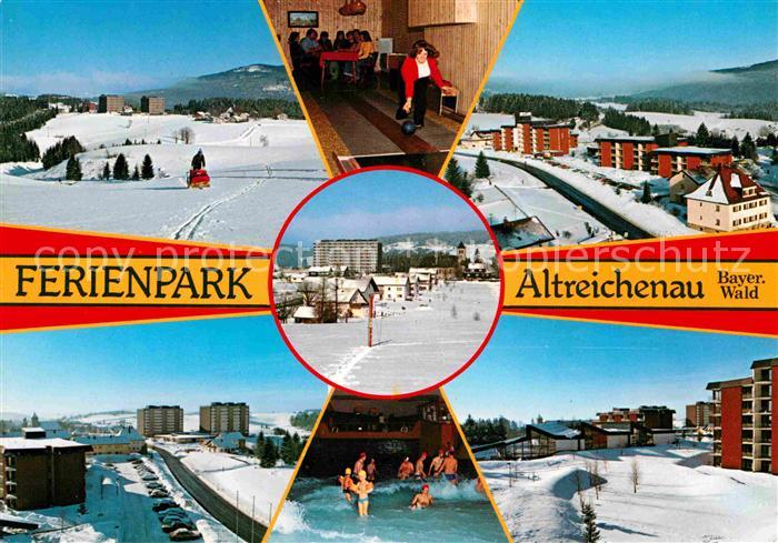 Altreichenau Ferienpark Kegelbahn Teilansicht Hallenbad