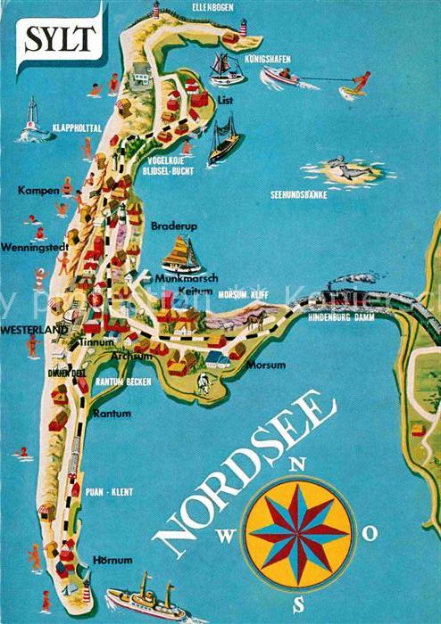 SYLT Insel Schleswig-Holstein Fliegeraufnahme