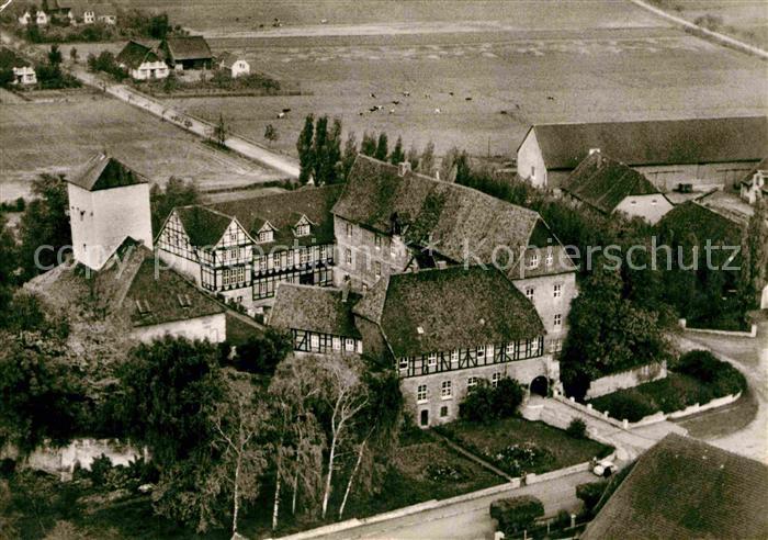 Warberg Helmstedt Fliegeraufnahme Burg