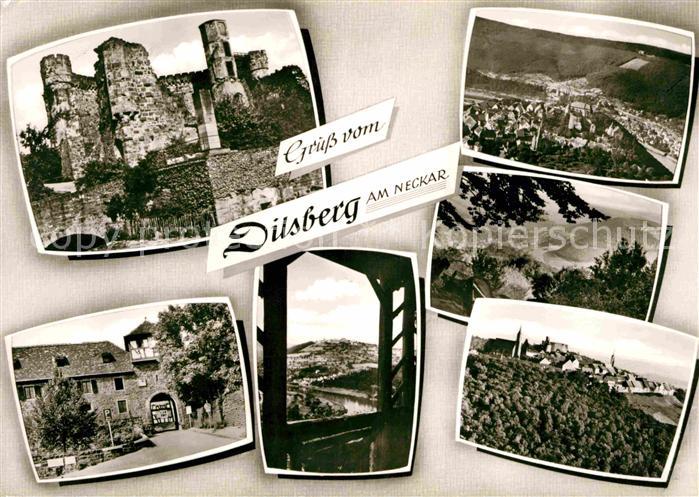 Dilsberg Panorama Burg Stadttor