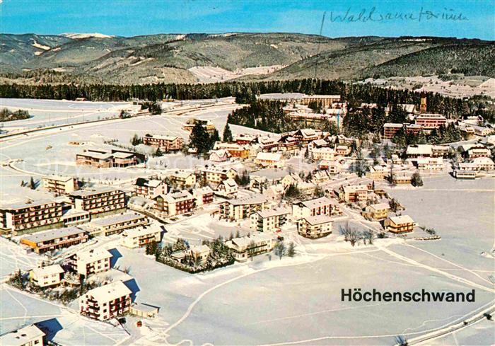 Hoechenschwand Schwarzwald BW Fliegeraufnahme