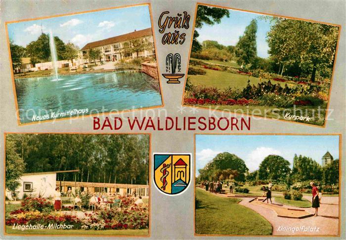 Bad Waldliesborn Kurmittelhaus Liegehalle Minigolf Kurpark