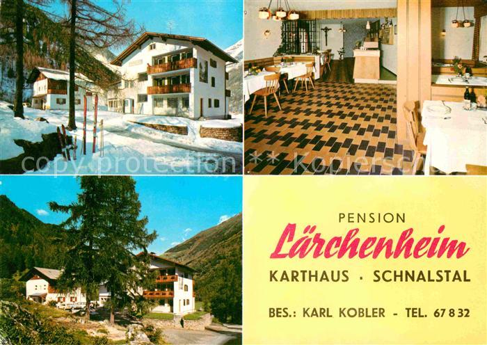 Karthaus Schnalstal Vinschgau Pension Laerchenheim