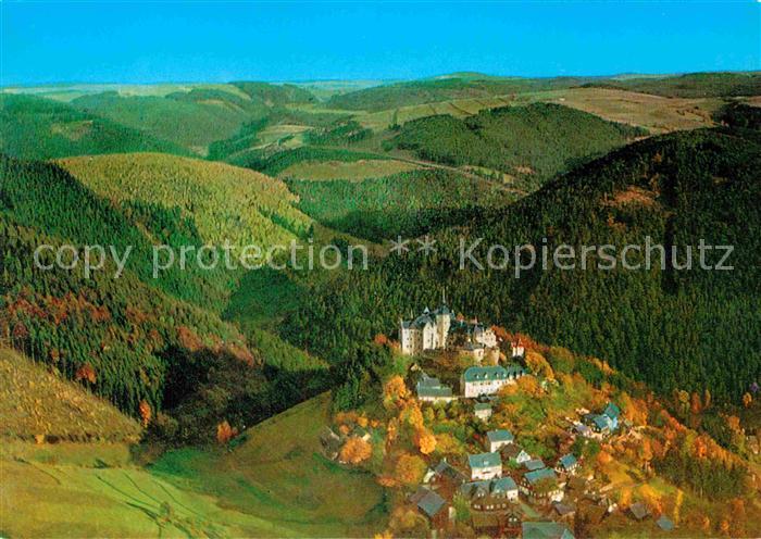 Lauenstein Oberfranken Fliegeraufnahme Burg