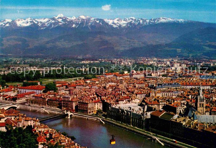 Grenoble Fliegeraufnahme