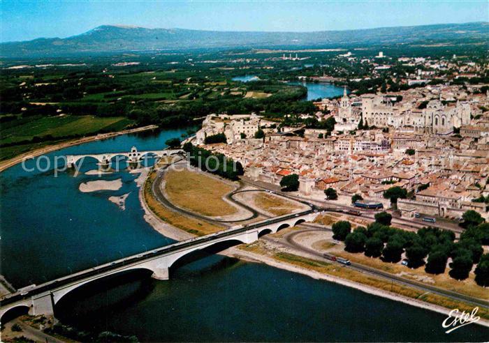 Avignon Vaucluse Fliegeraufnahme