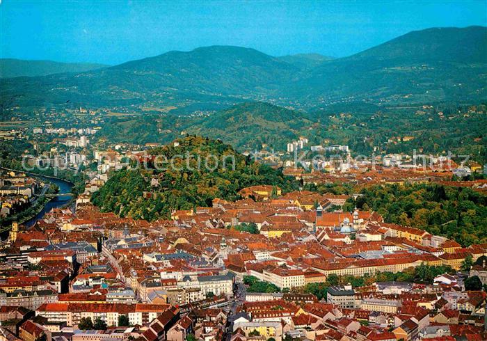 Graz Steiermark Fliegeraufnahme Sankt Veit und Schoeckel
