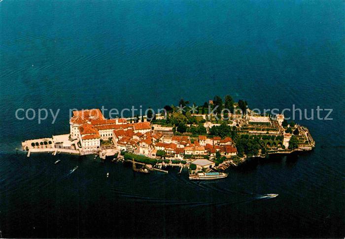 Isola Bella Lago Maggiore Fliegeraufnahme