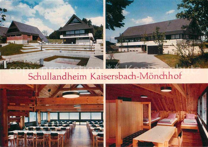 Moenchhof Kaisersbach Schullandheim Speisesaal Schlafraum