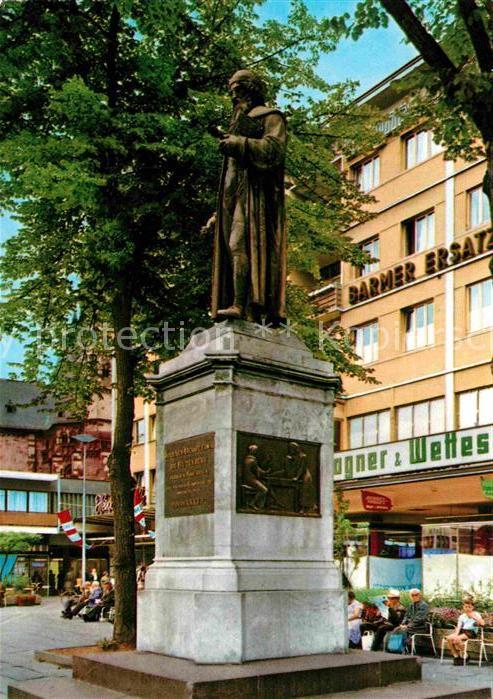 Mainz Rhein Gutenberg Denkmal