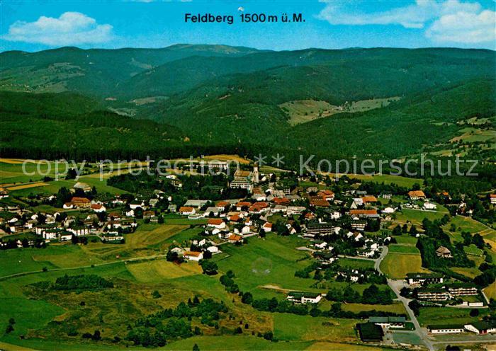 Hoechenschwand Schwarzwald BW Fliegeraufnahme mit Feldberg