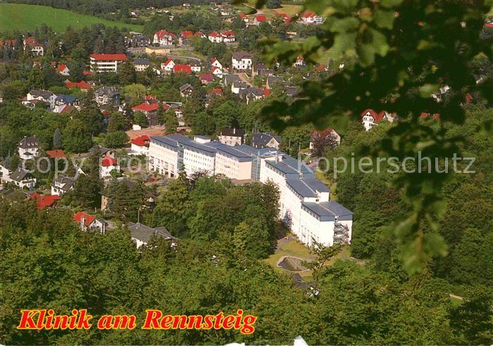 Tabarz Fliegeraufnahme Klinik am Rennsteig