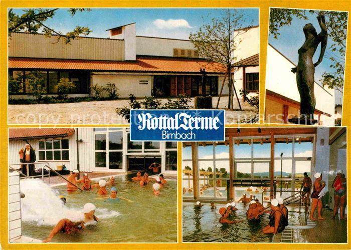 Birnbach Rottal Rottal Terme Schwimmbecken Statue