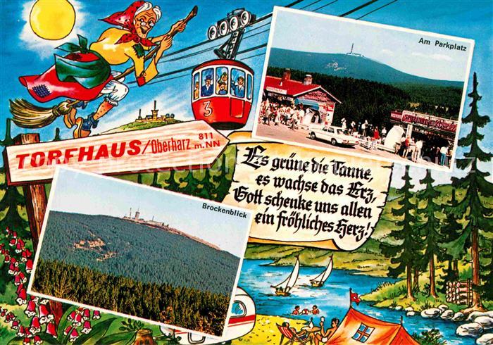 Torfhaus Harz Parkplatz Brockenblick