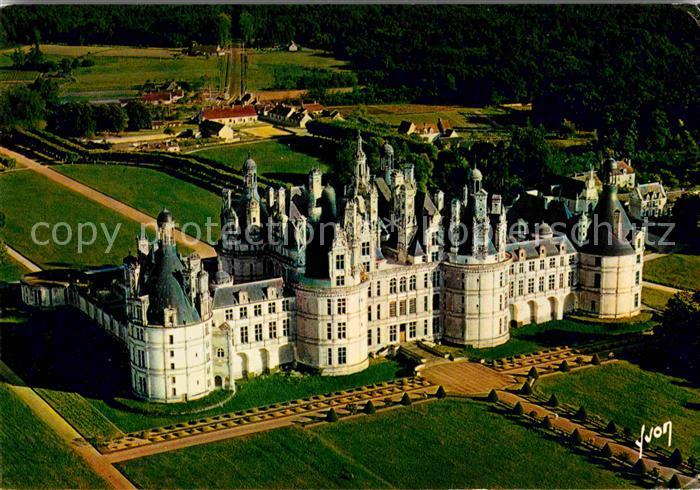 Chambord Blois Chateau de Chambord Vue aerienne
