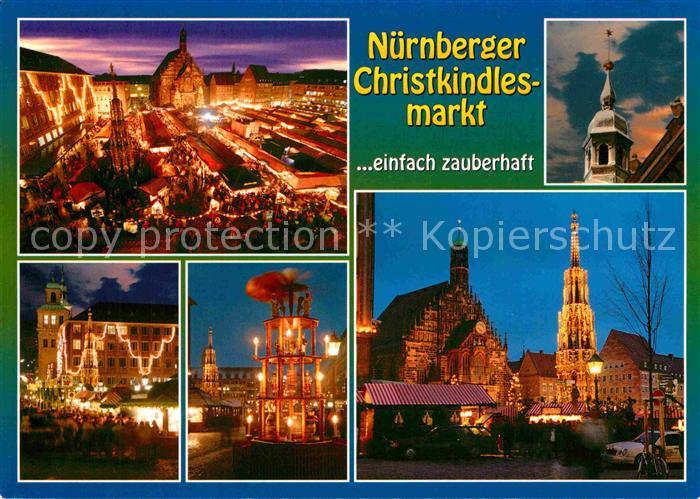NueRNBERG  CITY Christkindlesmarkt bei Nacht Details