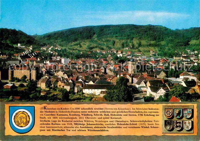 Kuenzelsau Panorama mit Schloss