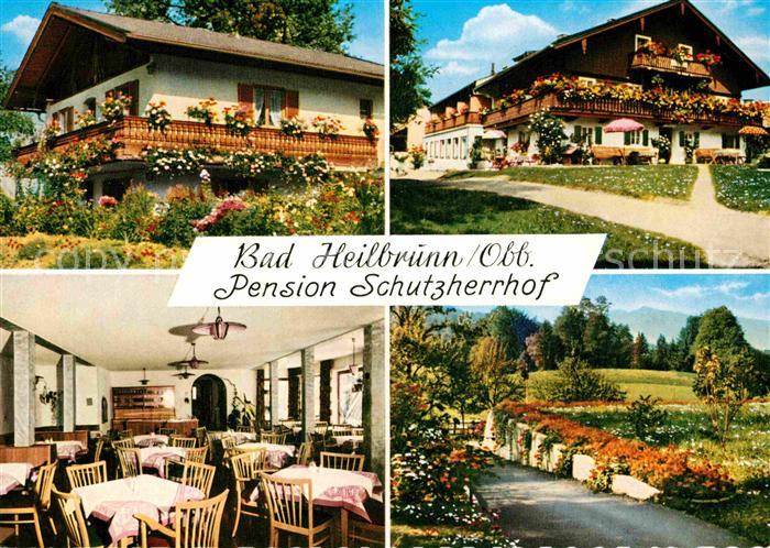 Bad Heilbrunn Pension Schutzherrhof Gasstraum Park