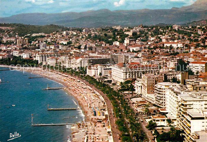 Cannes Alpes-Maritimes La Croisette vue aerienne