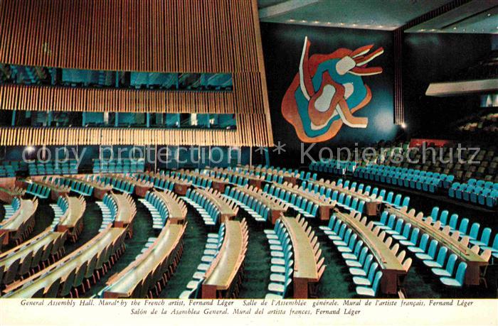 New York City United Nations General Assembly Hall