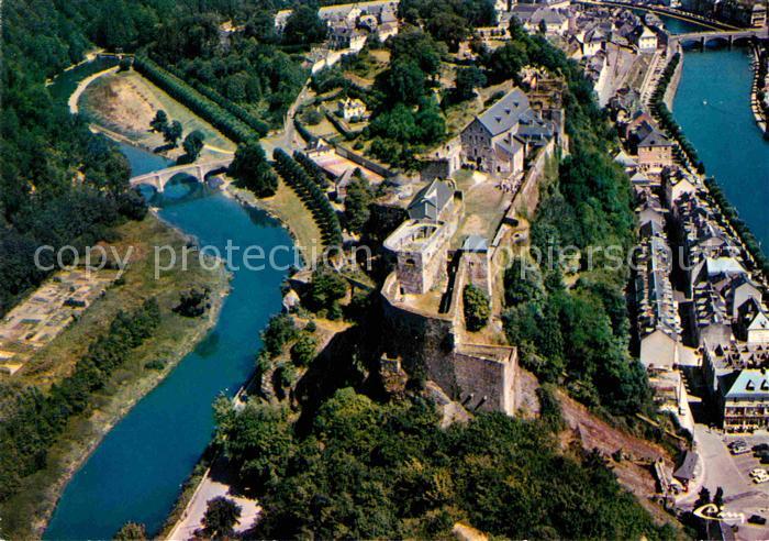 Bouillon sur Semois Chateau de Bouillon Fliegeraufnahme