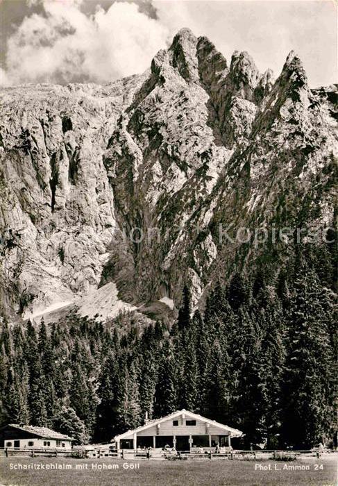BERCHTESGADEN Bayern Scharitzkehlalm mit Hohem Goell