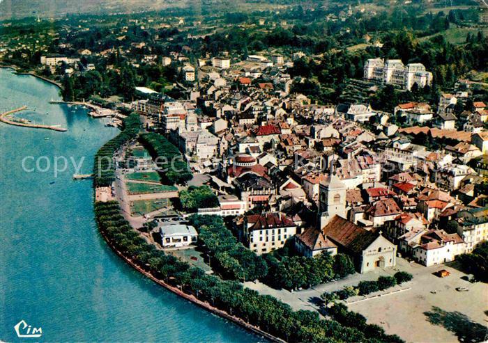 Evian-les-Bains Haute Savoie Vue panoramique aerienne