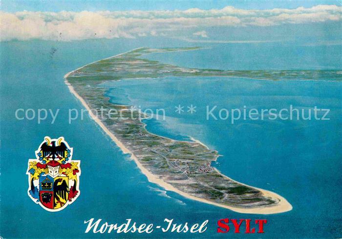 Insel Sylt Fliegeraufnahme